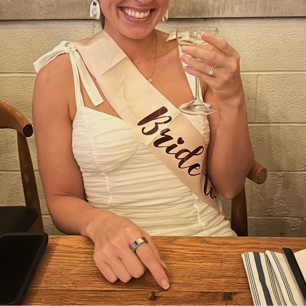 Lulu's Cream Ruched Mini Dress